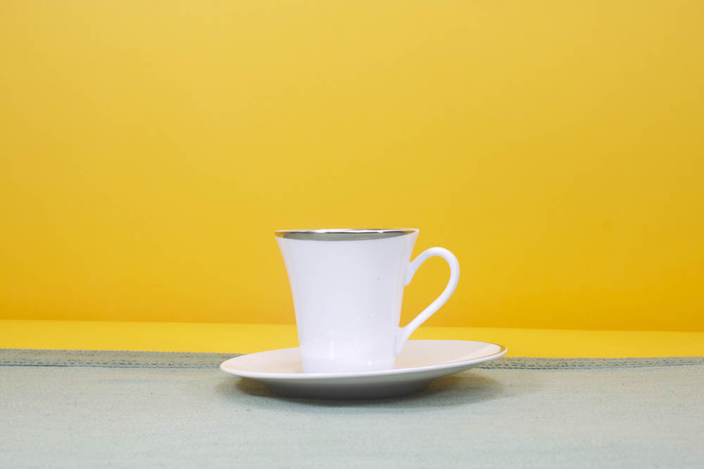 Tasse à café Elipse argent 